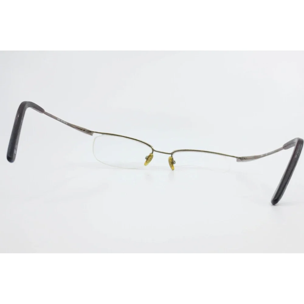 Ray-Ban RB 6101 2531 Gunmetal Brown Semi-Rimless Eyeglasses 50-18-135